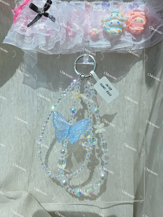 (SH051) Blue butterfly blinks