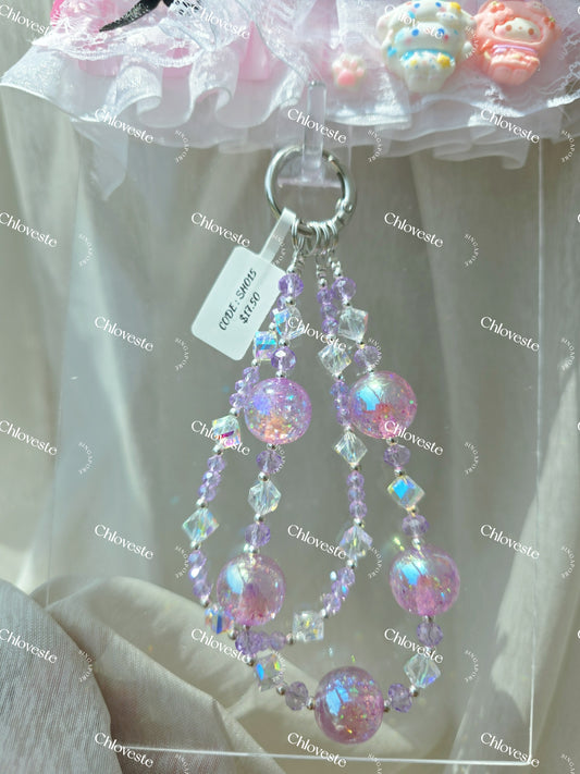 (SH015) Purple high quality heidi phone strap