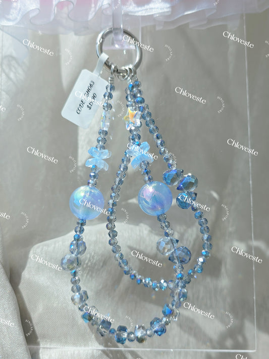 (SH063) Blue sea phone strap